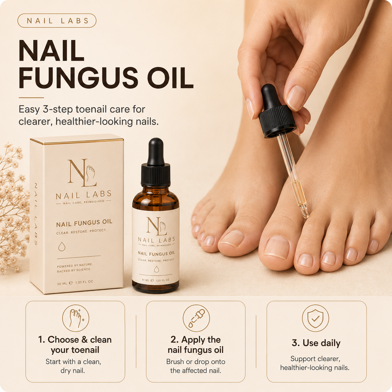 NAIL LABS™ Nail Fungus Oil.